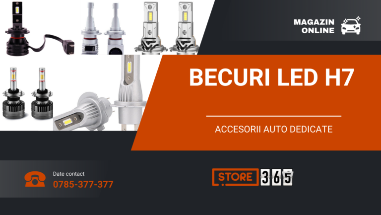 Obtine vizibilitate maxima pe timp de noapte cu becuri LED H7 de calitate superioara de la Store365!