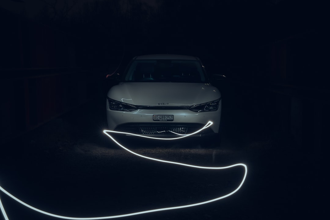 Photo start car with cables