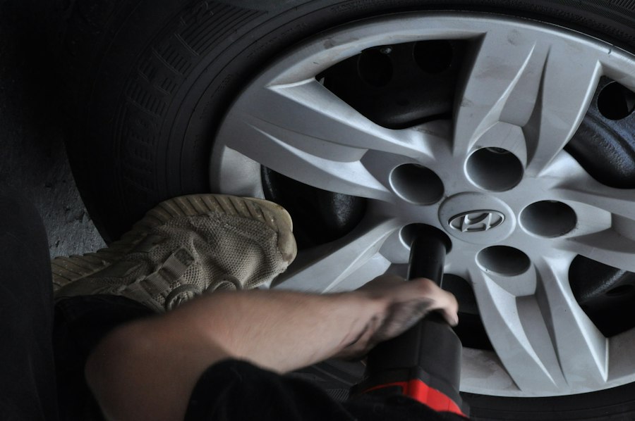 Photo wheel alignment