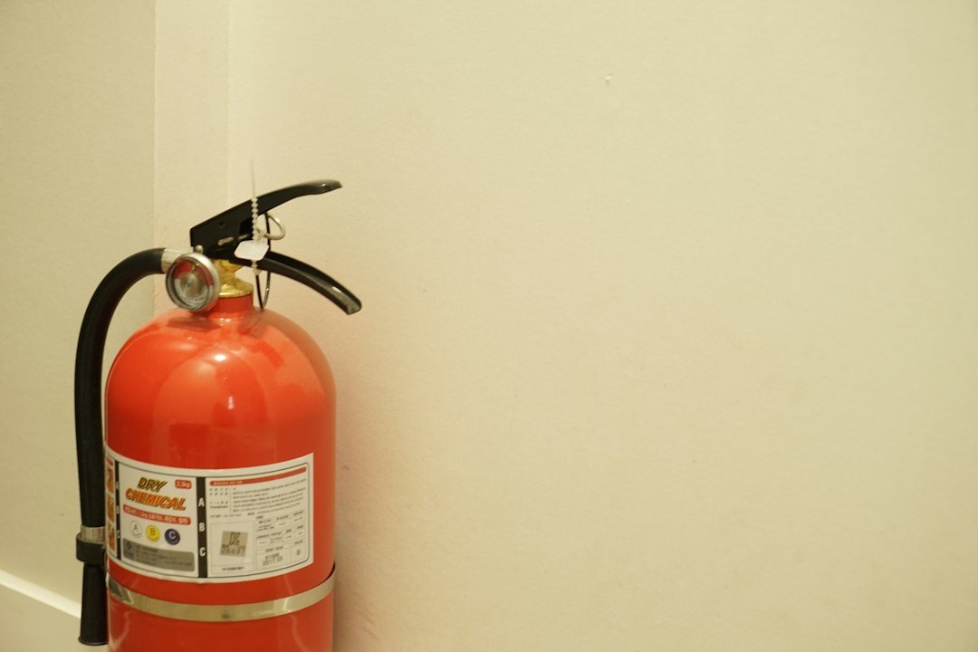 Photo fire suppression system