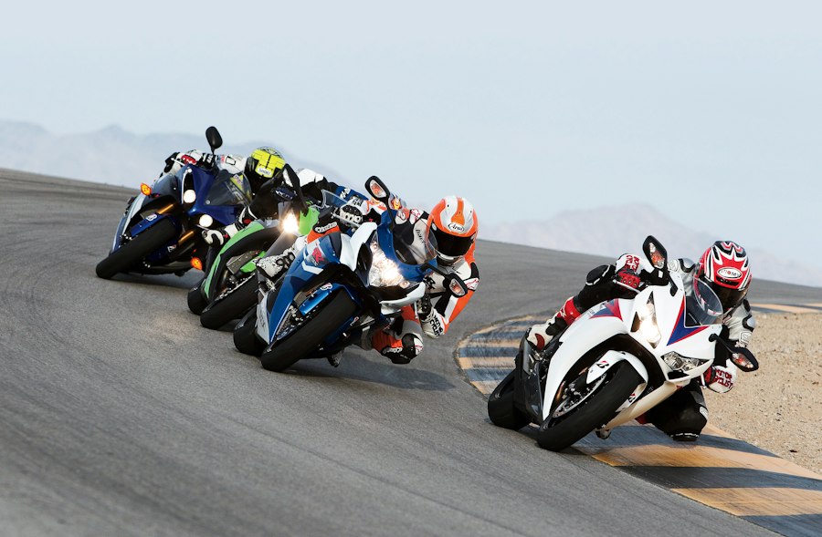 Photo speed motorcycle racing